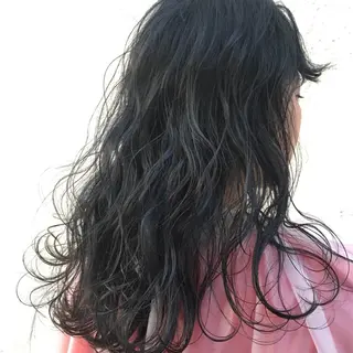 ミディアム カラー パーマ ヘアアレンジ メンズ キッズ ネイル マツエク・マツパ 架空〜KAQU〜所属・【clan】 NOGAMIのヘアスタイル