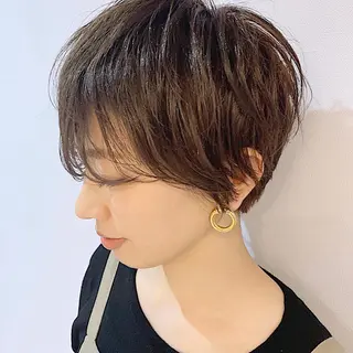 ショート カラー CODE.LINE所属・中川 竜誠のヘアスタイル