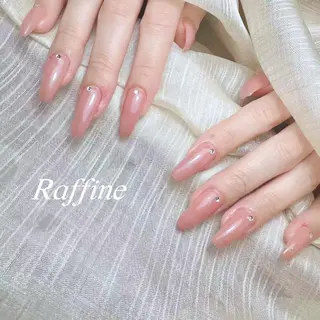 ネイル RAFFINE 月🦋🩵のネイルデザイン