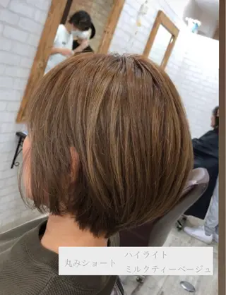 ショート 若山 敦のヘアスタイル