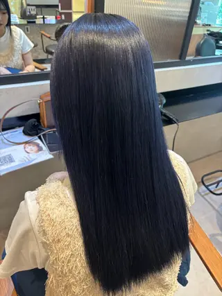 セミロング カラー メンズ特化/ 透明感カラー/りなのヘアスタイル