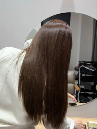 ロング カラー ヘアアレンジ 立川レイヤー 透明感カラーaoiのヘアスタイル