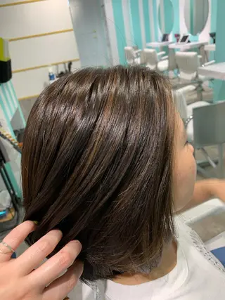 ミディアム カラー 高橋 奈津沙のヘアスタイル