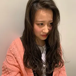 ロング カラー MASHU所属・鳥越 一希のヘアスタイル