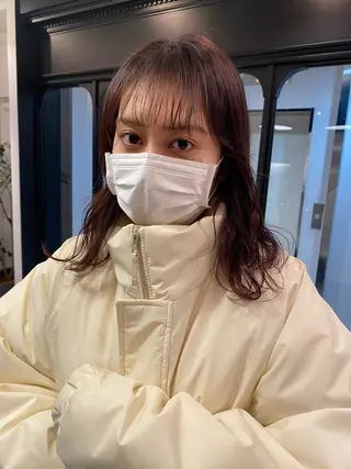 ミディアム カラー riria/ボブ /ブラウンカラー🎀のヘアスタイル