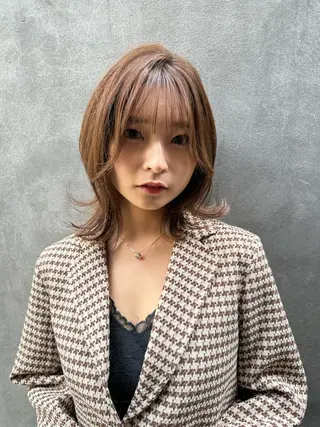 ミディアム Lond luce心斎橋【ロンドルーチェ】所属・❣️心斎橋髪質改善 鈴木佑弥❣️のヘアスタイル