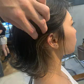 ミディアム カラー shian橋本南口所属・月200人を担当 💇‍♀️栗林のヘアスタイル