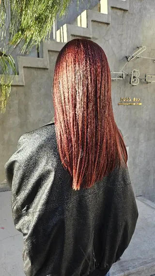 ロング カラー あべかりん/原宿 /マツパ/ハイトーンのヘアスタイル