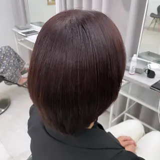 ショート 顔まわり🎀ピンク 💖ゆうなのヘアスタイル
