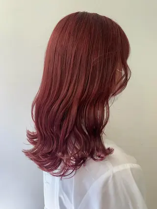 ミディアム カラー 🌿earth亀有店 【緑髪のノブ】🌿のヘアスタイル