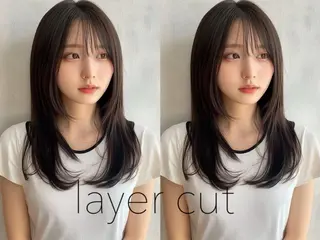 セミロング mua 鳳のヘアスタイル