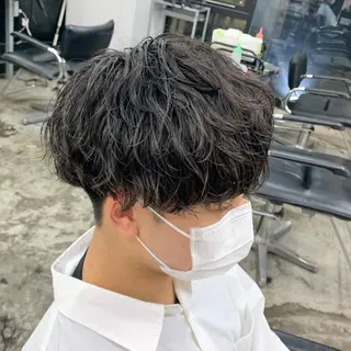 ショート パーマ メンズ メンズ特化美容師/ 藤戸 椋のヘアスタイル