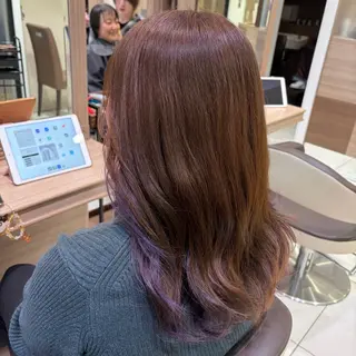 ロング カラー 艶カラー みゆう🎀のヘアスタイル