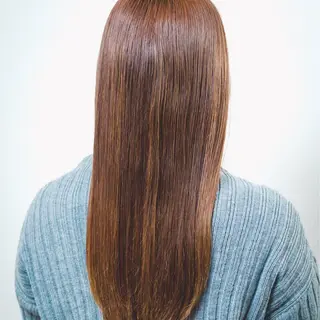 ロング シェアハピ ヤマモトのヘアスタイル