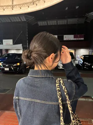 セミロング ヘアアレンジ ブリーチ無しダブル カラー / LINAのヘアスタイル