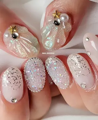 ネイル 3dパーツ/流行り 👧shushu❤️のネイルデザイン