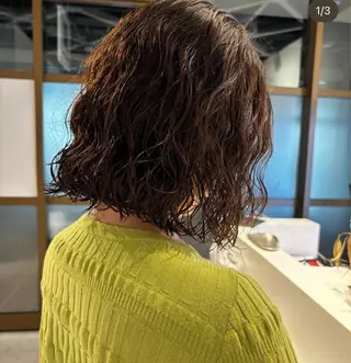 ミディアム パーマ balance.所属・balance.赤田 蒼空のヘアスタイル