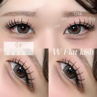 マツエク・マツパ ＲＥＢＥＳＴ ｅｙｅｌａｓｈのマツエク・マツパデザイン