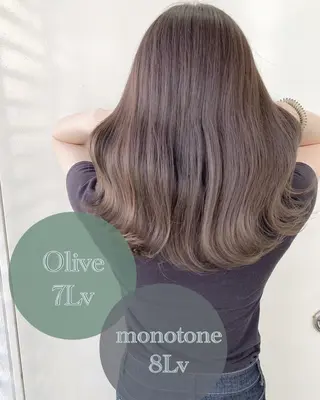 セミロング カラー ヘアアレンジ Zina福岡天神🪞 髪質改善🪞レイヤーのヘアスタイル