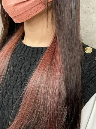 ロング カラー レイヤー/透明感 カラー ☽EMIRIのヘアスタイル