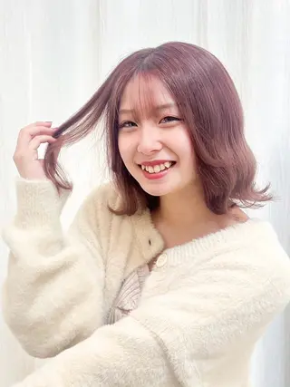 ミディアム eMu🎀 🤍MIYU🤍のヘアスタイル