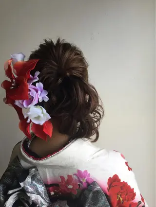 ヘアアレンジ 大内 郁のヘアスタイル