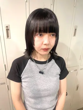 ショート カラー パーマ ヘアアレンジ メンズ 透明感カラー・レイヤ ー🎀amika🎀のヘアスタイル