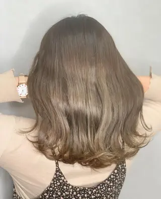 ミディアム カラー パーマ ヘアアレンジ メンズ キッズ ネイル マツエク・マツパ 新宿駅近♡友達とOK 🦋W -ワット -のヘアスタイル
