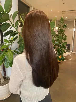 ロング パーマ DIFINOaoyama所属・🎧ayaka/ボブ /透明感カラー 🩵のヘアスタイル