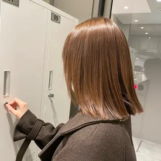 ミディアム みやした もあのヘアスタイル