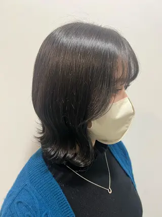 ミディアム StellA所属・MIZUKI/町田/ ハイトーンカラーのヘアスタイル