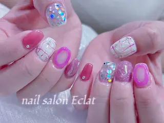 ネイル ネイルサロンエクラ 🫧Shizukaのネイルデザイン