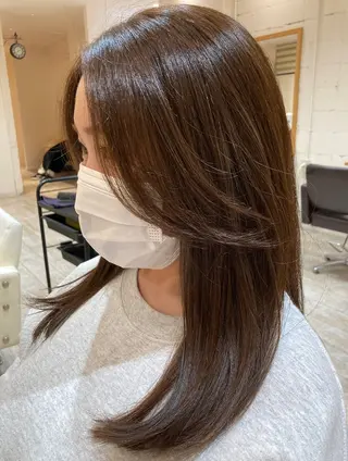 セミロング Dream30所属・Dream30 miyuのヘアスタイル