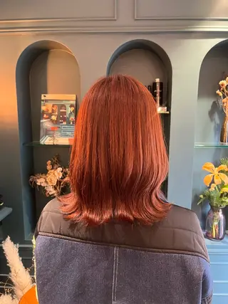 ミディアム カラー 🌻暖色カラー🌻 sakuraのヘアスタイル