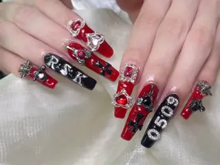 ネイル lucky nail 歌舞伎町のネイルデザイン