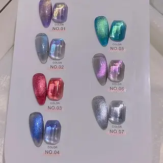 ネイル フィルイン、長さ出し 深爪矯正のネイルデザイン