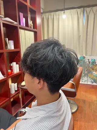 パーマ メンズ FIX hair所属・ボブパーマ/ ウルフパーマ原科🪴のヘアスタイル