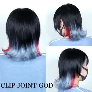 ショート カラー ヘアアレンジ 秋葉 洸平のヘアスタイル