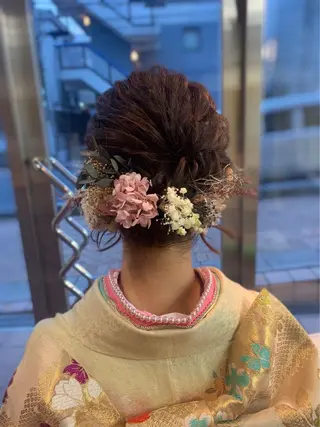 ヘアアレンジ THE BALM🤎 沖田のマツエク・マツパデザイン