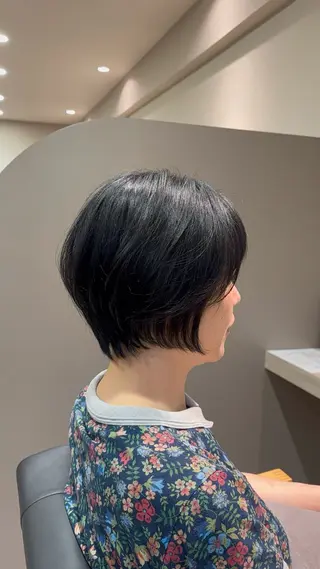 ショート MILSHE所属・山添 舞優のヘアスタイル