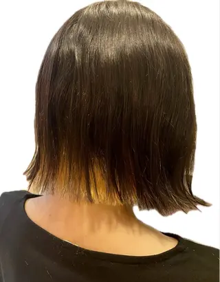 ミディアム カラー SHARE salon 南船場所属・まひろ／ 南船場のヘアスタイル