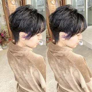 ミディアム カラー grand juteのヘアスタイル
