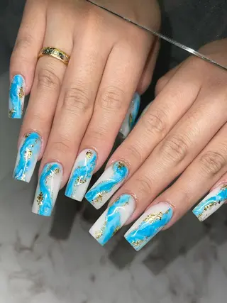 ロング Nail Salon espritのネイルデザイン