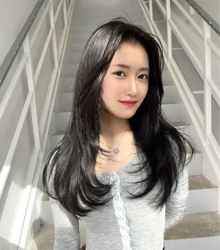 ロング カラー 韓国ヘア/髪質改善 TAKAHIROのヘアスタイル