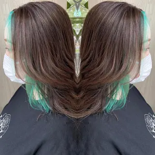 セミロング カラー 河合秀明/ショート /ボブ/レイヤーのヘアスタイル