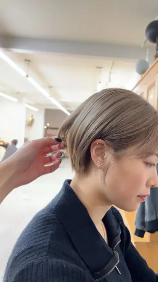 ショート カラー yu- naのヘアスタイル