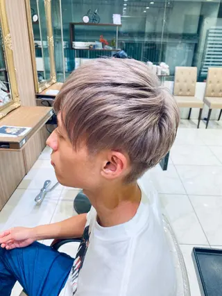 ショート カラー メンズ 古川 琴美のヘアスタイル