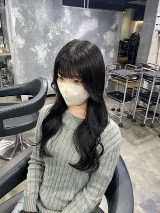 ロング カラー ハイトーン 横浜💞ミオのヘアスタイル