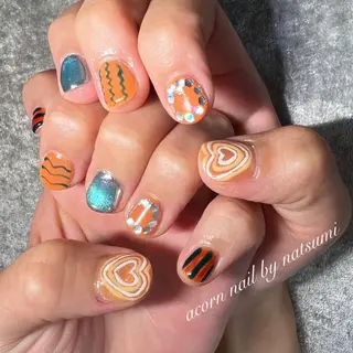 ネイル 個性派ニュアンス nuts nail所属・【池袋】nuts nail　なつみのネイルデザイン
