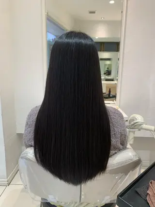 ロング パーマ 金澤 夏海のヘアスタイル